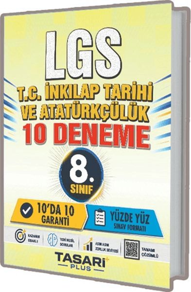Tasarı 8. Sınıf LGS T.C. İnkılap Tarihi ve Atatürkçülük 10 Deneme