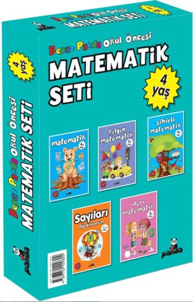 Okul Öncesi 4 Yaş Matematik Seti (5 Kitap)
