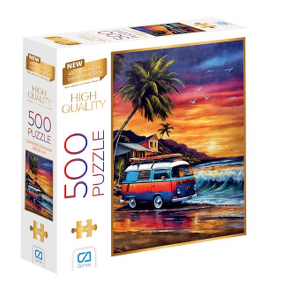 Sahildeki Karavan Puzzle 500