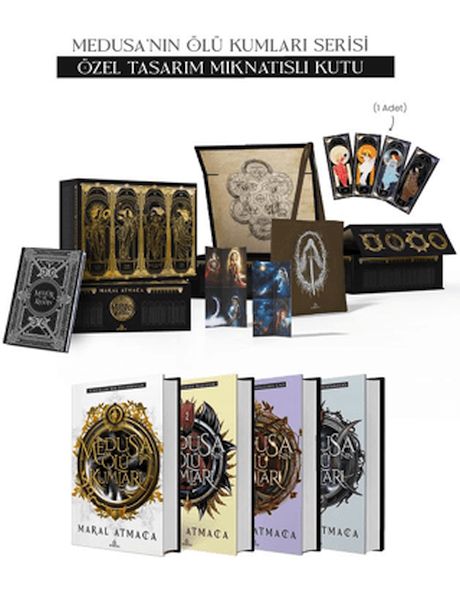 Medusa'nın Ölü Kumları Serisi - Hediyeli Mıknatıslı Kutu (Ciltli)