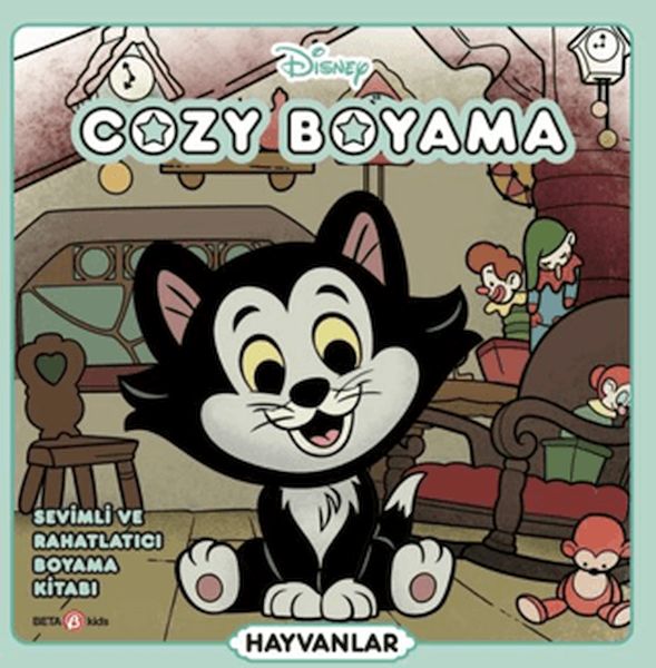 Disney Cozy Boyama, Sevimli ve Rahatlatıcı Boyama Kitabı - Hayvanlar