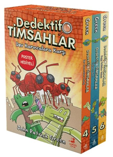 Dedektif Timsahlar 3 Kitaplık Kutulu Set (4-5-6)