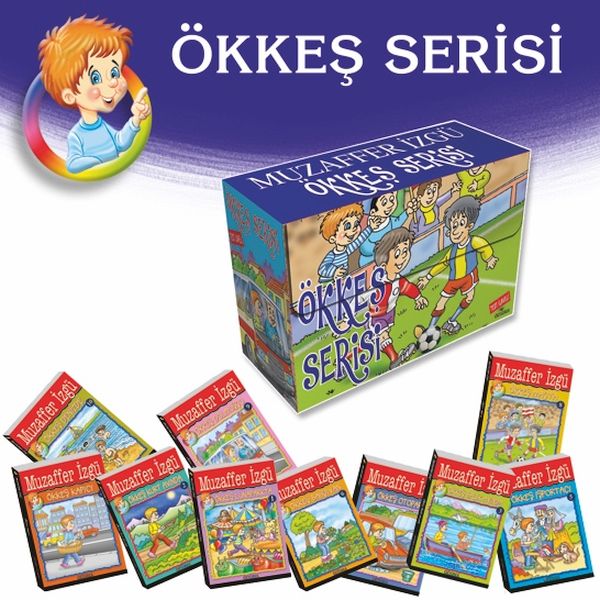 Muzaffer İzgü Öykü Seti (10 Kitap Takım - Ökkeş Dizisi)
