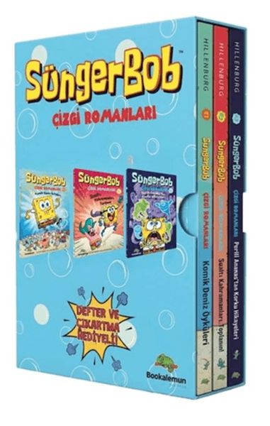 Süngerbob Çizgi Romanları- 3 Kitap Kutulu Set