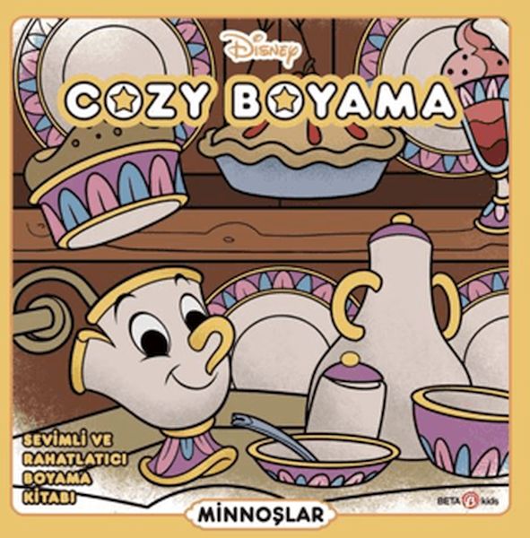 Disney Cozy Boyama, Sevimli ve Rahatlatıcı Boyama Kitabı - Minnoşlar