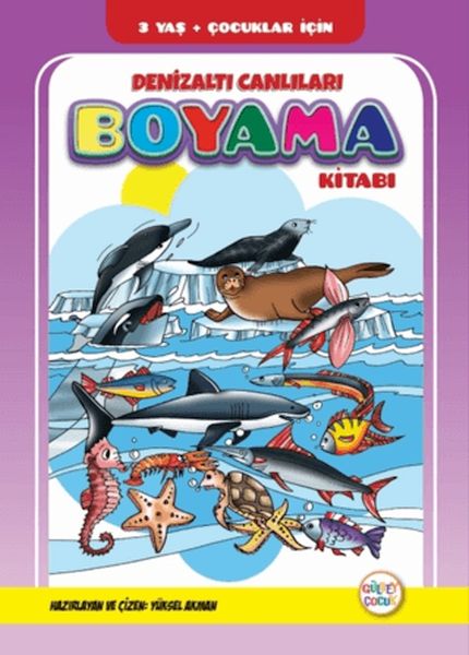 Denizaltı Çanlıları Boyama Kitabı