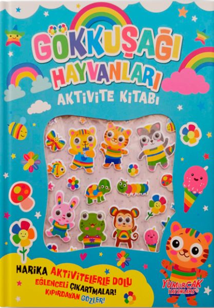 Gökkuşağı Hayvanları Aktivite Kitabı