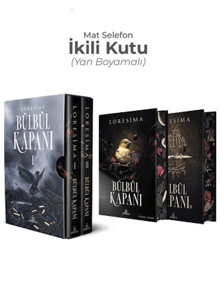 Bülbül Kapanı İkili Kutu - Yan Boyamalı