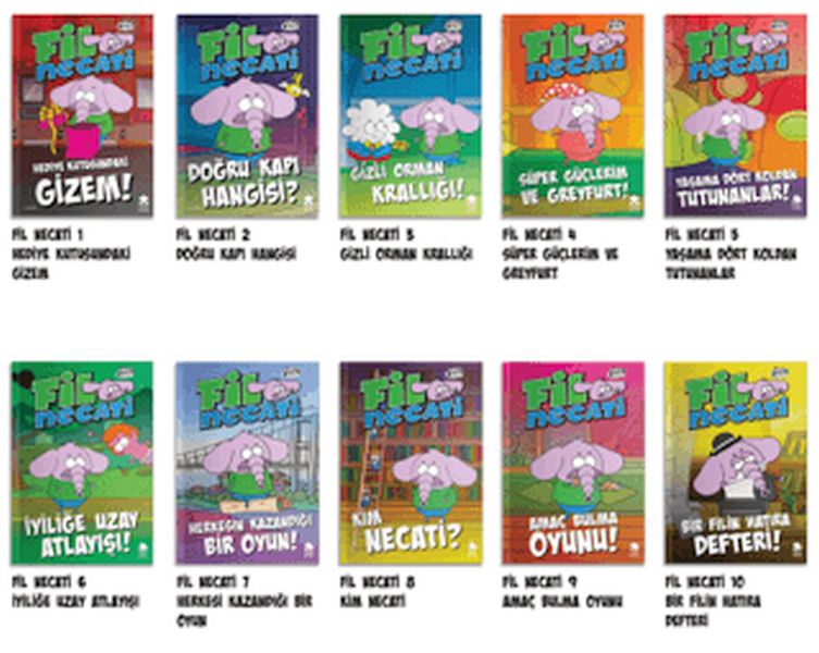 Kral Şakir Fil Necati Seti (10 Kitap)