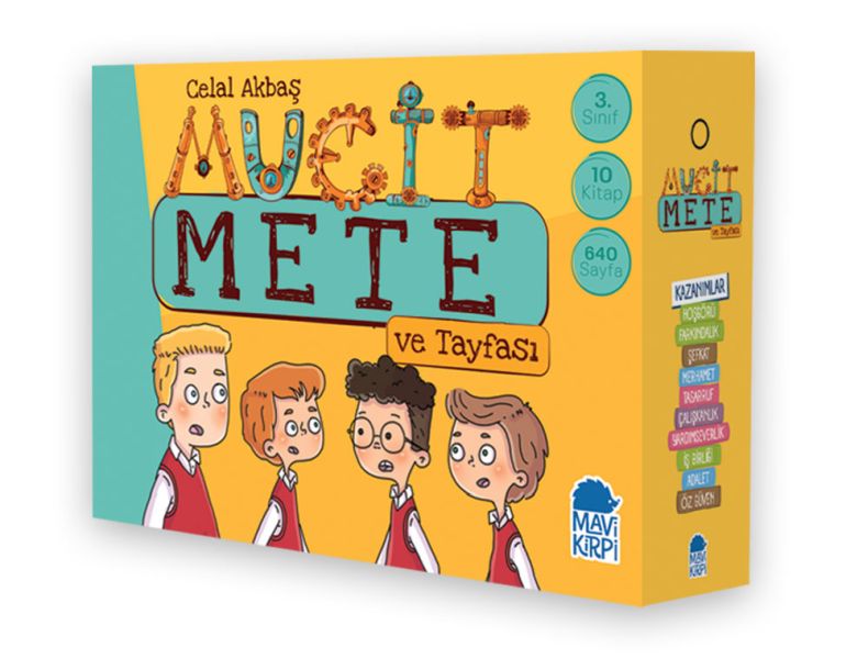 Mucit Mete ve Tayfası 3. Sınıf Hikaye Seti - 10 Kitap Takım