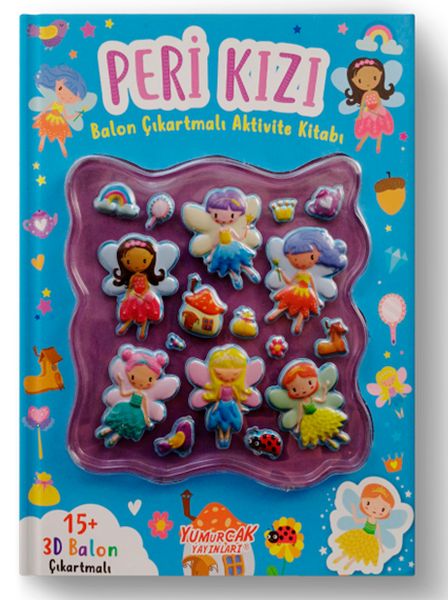 Peri Kızı Balon Çıkartmalı Aktivite Kitabı