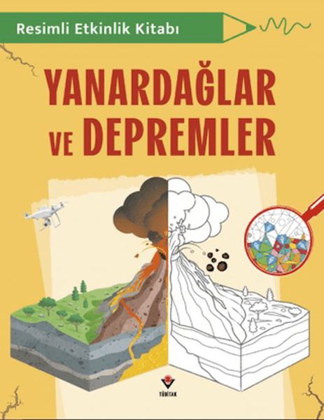 Resimli Etkinlik Kitabı - Yanardağlar ve Depremler