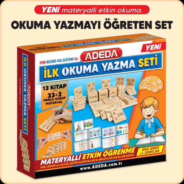 İlk Okuma Yazma Seti (Anasınıfı - 1.Sınıflar)