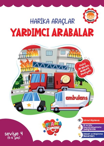 Harika Araçlar – Yardımcı Arabalar Seviye 4  (5-6 Yaş)