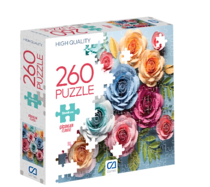 Çiçekler Puzzle 260