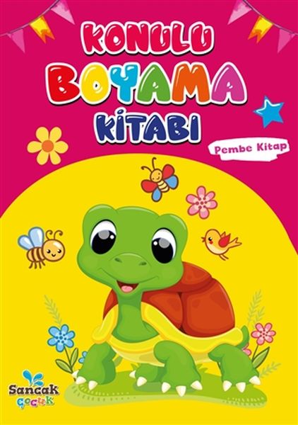 Konulu Boyama Kitabı - Pembe Kitap