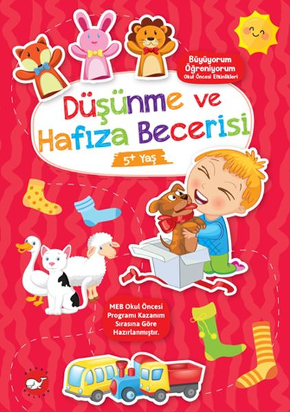 Büyüyorum Öğreniyorum Okul Öncesi Etkinlikleri - Düşünme ve Hafıza Becerisi 5+Yaş