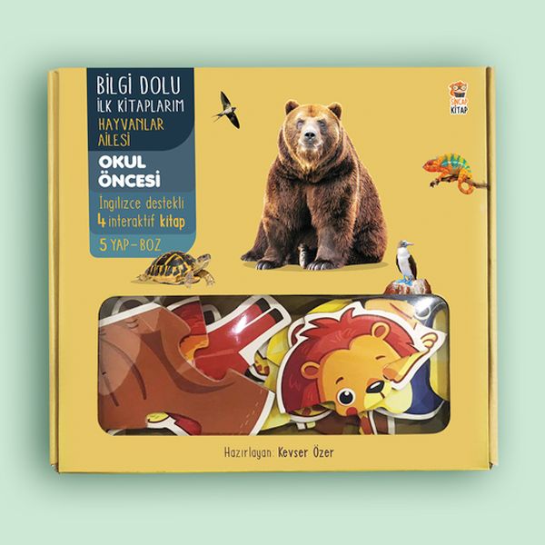 Bilgi Dolu İlk Kitaplarım Hayvanlar Ailesi Set (5 Kitap)
