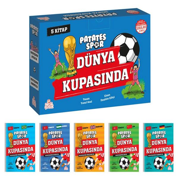 Patatesspor Dünya Kupasında(5 Kitap + Soru Kitapçığı)