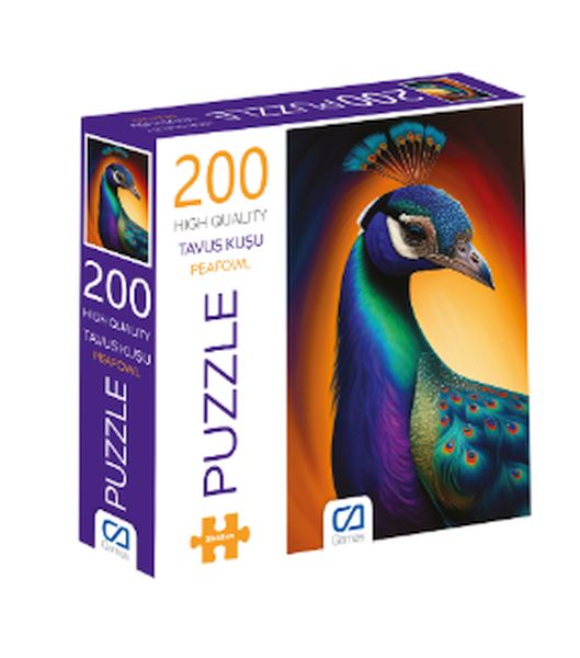 Tavus Kuşu Puzzle 200