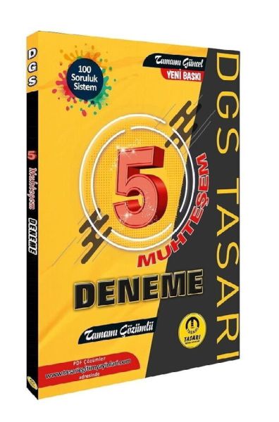 Tasarı DGS 5 Muhteşem Çözümlü Deneme